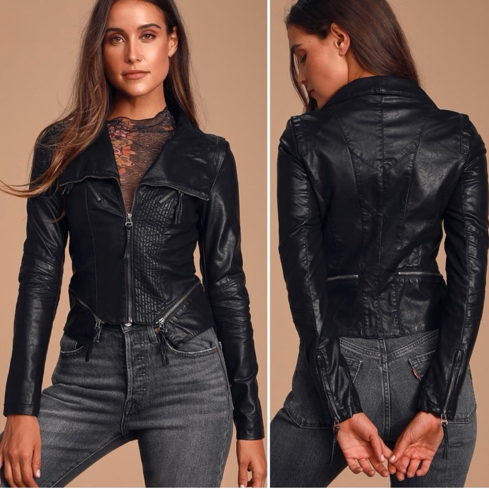 Lulu's Black Leather Jacket